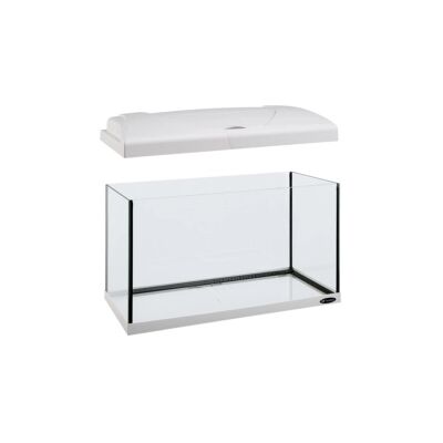 "Acquario capri 80 bianco con led - 80 x 31.5 x h 46.5 cm, 100 l - ferplast" "Acquario capri 80 bianco con led - 80 x 31.5 x h 46.5 cm, 100 l - ferplast"