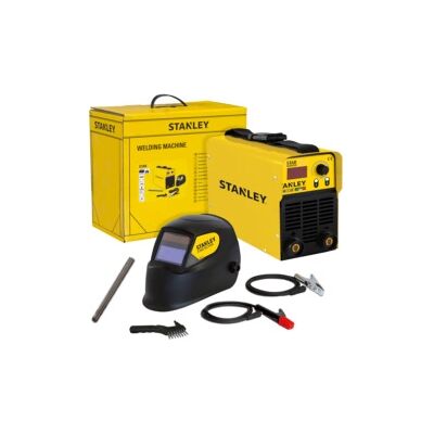 "Saldatrice inverter mma ad elettrodo 130a stanley ""star 3200"" con accessori e maschera professionale" "Saldatrice inverter mma ad elettrodo 130a stanley ""star 3200"" con accessori e maschera professionale"