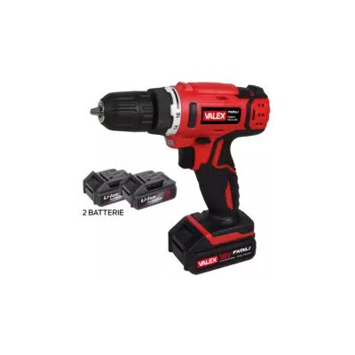 "Kit valigetta trapano avvitatore a batteria valex ""family-tech 218"" 2 batterie 18v 0,80ah" "Kit valigetta trapano avvitatore a batteria valex ""family-tech 218"" 2 batterie 18v 0,80ah"