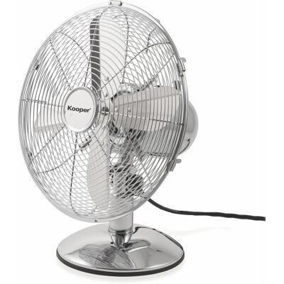 Kooper VENTILATORE DA TAVOLO D30 METALLO CROMATO Kooper VENTILATORE DA TAVOLO D30 METALLO CROMATO