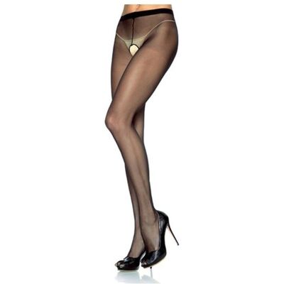 LEG AVENUE Collant crotchless plus size LEG AVENUE Collant crotchless plus size