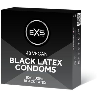 Preservativi EXS Black Latex 48 PZ Preservativi EXS Black Latex 48 PZ