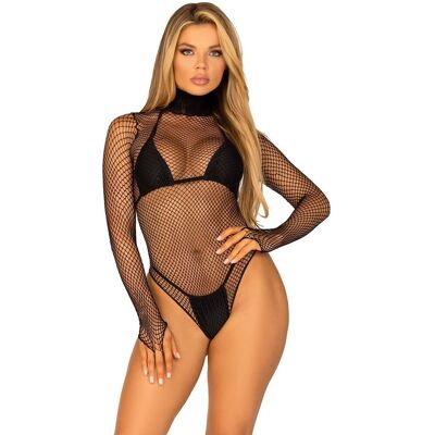 LEG AVENUE Body Sexy Turtleneck Fishnet Nero LEG AVENUE Body Sexy Turtleneck Fishnet Nero