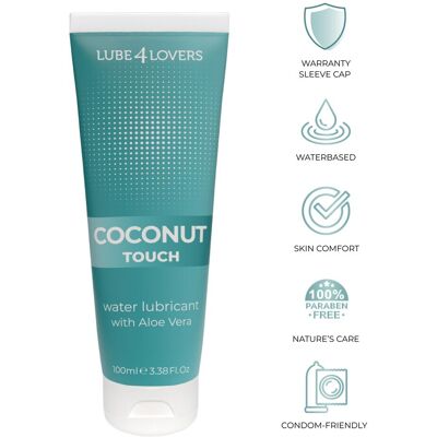 LUBE4LOVERS Lubrificante Vaginale Water Touch Cocco 100 ml LUBE4LOVERS Lubrificante Vaginale Water Touch Cocco 100 ml