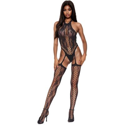 SOFTLINE Tuta Sexy Black Selena S/L SOFTLINE Tuta Sexy Black Selena S/L