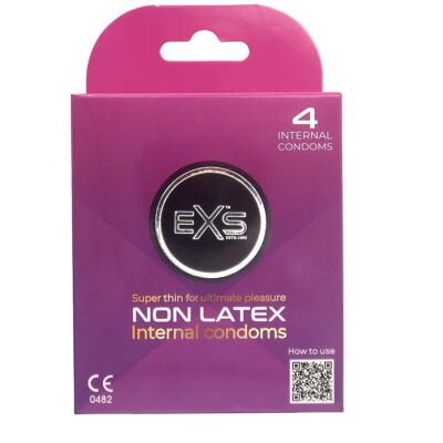 Preservativi Femminili EXS Loop Lace 4 pz Preservativi Femminili EXS Loop Lace 4 pz