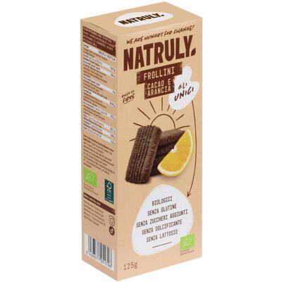 natruly frollini 125 gr cacao e arancia natruly frollini 125 gr cacao e arancia