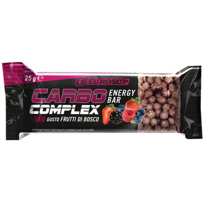 eurosup carbo complex bar 25 gr frutti di bosco eurosup carbo complex bar 25 gr frutti di bosco