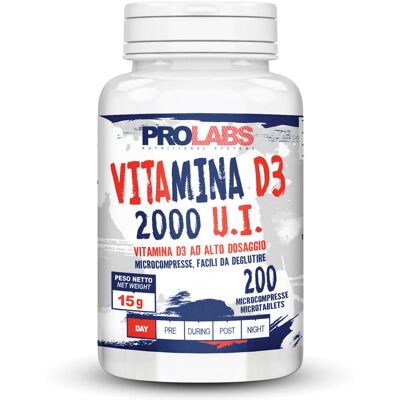Prolabs Vitamina D3 2000 UI - Integratore Prolabs Vitamina D3 2000 UI - Integratore