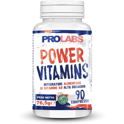 Prolabs Power Vitamins - Integratore di vitamine ad alto dosaggio - 90 Compresse Prolabs Power Vitamins - Integratore di vitamine ad alto dosaggio - 90 Compresse