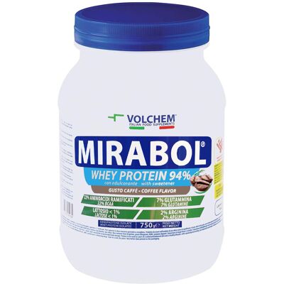 volchem mirabol whey protein 94% 750 gr caffè volchem mirabol whey protein 94% 750 gr caffè