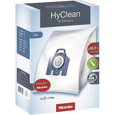 Miele Originale Sacchetti Per Aspirapolvere GN HyClean 3D Miele Originale Sacchetti Per Aspirapolvere GN HyClean 3D