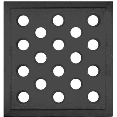 clam Griglia In Ghisa 160X160 Con Fori 15Mm Stufe a Pellet 14810023 clam Griglia In Ghisa 160X160 Con Fori 15Mm Stufe a Pellet 14810023