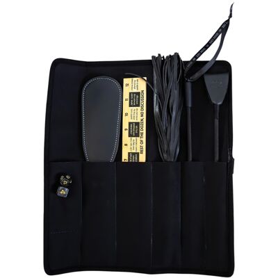 Mitac set accessori bondage 5 pezzi nero Mitac set accessori bondage 5 pezzi nero