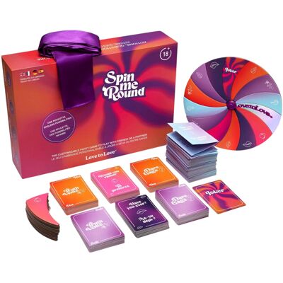 Gioco Spin me Round di Love to Love - Ruota Magnetica, 355 Carte, Amici e Coppie Gioco Spin me Round di Love to Love - Ruota Magnetica, 355 Carte, Amici e Coppie