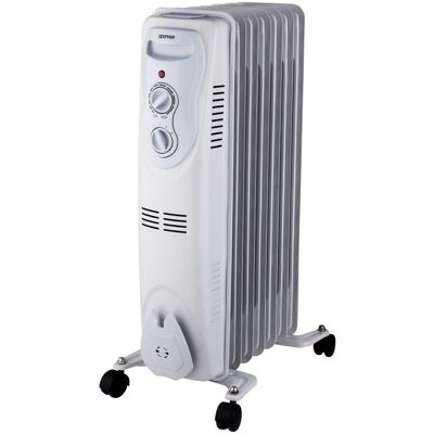 Zephir RADIATORE OLIO / TERMOSIFONE PORTATILE ZRA1516 7 ELEMENTI 3 LIVELLI DI POTENZA 600/900/1500W TERMOSTATO REGOLABILE BIANCO Zephir RADIATORE OLIO / TERMOSIFONE PORTATILE ZRA1516 7 ELEMENTI 3 LIVELLI DI POTENZA 600/900/1500W TERMOSTATO REGOLABILE BIANCO