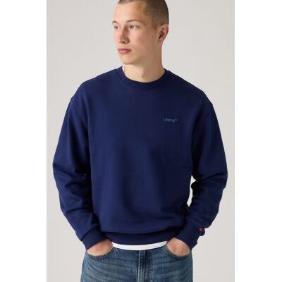 Levis Felpa a girocollo Authentic - Uomo - M - Blu / Sargasso Sea Garment Dye F Sargasso Sea Levis Felpa a girocollo Authentic - Uomo - M - Blu / Sargasso Sea Garment Dye F Sargasso Sea