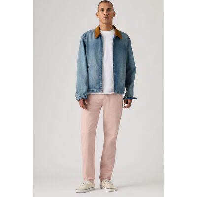 Levis Pantaloni XX Chino standard affusolati in cotone e lino - Uomo - 33X34 - Rosa / Fawn Cotton Linen Twill Levis Pantaloni XX Chino standard affusolati in cotone e lino - Uomo - 33X34 - Rosa / Fawn Cotton Linen Twill