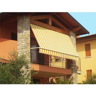 FerramentaDaTEO Tenda Da Sole A Caduta 400x300 Cm - Colore Verde/bianco FerramentaDaTEO Tenda Da Sole A Caduta 400x300 Cm - Colore Verde/bianco