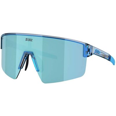 Bliz - Occhiali da sole - P004 Small Transparent Blue/Smoke in Pelle Bliz - Occhiali da sole - P004 Small Transparent Blue/Smoke in Pelle