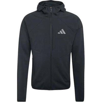 Adidas - Pile stretch e traspirante - Xperior Pro CW Hooded Fleece Jkt M Black in Poliestere Riciclato - Taglia M - Nero Adidas - Pile stretch e traspirante - Xperior Pro CW Hooded Fleece Jkt M Black in Poliestere Riciclato - Taglia M - Nero