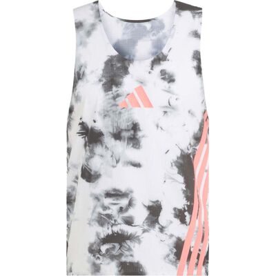 Adidas - Canotta leggera e traspirante - Xperior Pro Singlet UTMB M White in Poliestere Riciclato - Taglia L - Bianco Adidas - Canotta leggera e traspirante - Xperior Pro Singlet UTMB M White in Poliestere Riciclato - Taglia L - Bianco