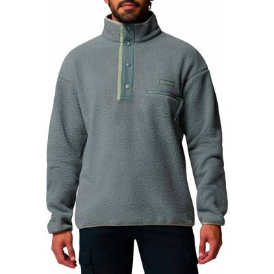 Columbia - Pile mezza-chiusura - Helvetia II Half Snap Fleece Sedona Sage per Uomo - Taglia L - Blu Columbia - Pile mezza-chiusura - Helvetia II Half Snap Fleece Sedona Sage per Uomo - Taglia L - Blu