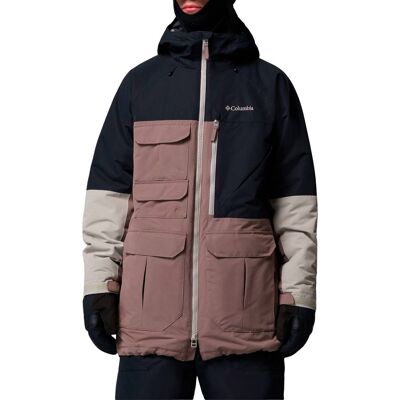 Columbia - Giacca da sci impermeabile in OMNI-TECH™ - Coreshot Jacket Iron Black Flint Grey in Poliestere Riciclato - Taglia XL - Marrone Columbia - Giacca da sci impermeabile in OMNI-TECH™ - Coreshot Jacket Iron Black Flint Grey in Poliestere Riciclato - Taglia XL - Marrone