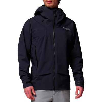 Columbia - Giacca da trekking impermeabile e antivento in OMNI-TECH™ PRO - Saudan Pro 3L Shell Black - Taglia M - Nero Columbia - Giacca da trekking impermeabile e antivento in OMNI-TECH™ PRO - Saudan Pro 3L Shell Black - Taglia M - Nero