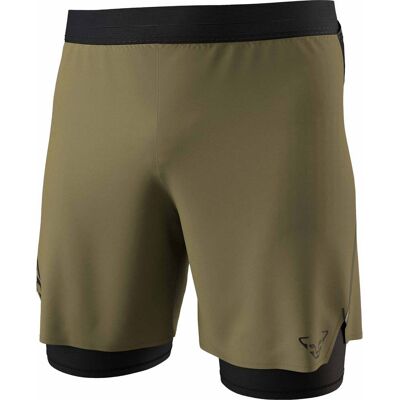 Dynafit - Pantaloncini 2 in 1 da trail running - Alpine Pro 2/1 Shorts M Military Green - Taglia M - Kaki Dynafit - Pantaloncini 2 in 1 da trail running - Alpine Pro 2/1 Shorts M Military Green - Taglia M - Kaki