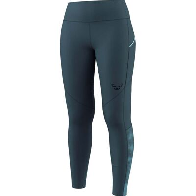 Dynafit - Legging antivento da trail running - Trail Reflective Tights W Cinder in Softshell - Taglia S - Grigio Dynafit - Legging antivento da trail running - Trail Reflective Tights W Cinder in Softshell - Taglia S - Grigio