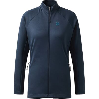 Haglöfs - Pile stretch e traspirante - Korp Mid Jacket W Tarn Blue in Poliestere Riciclato - Taglia XS - Blu navy Haglöfs - Pile stretch e traspirante - Korp Mid Jacket W Tarn Blue in Poliestere Riciclato - Taglia XS - Blu navy
