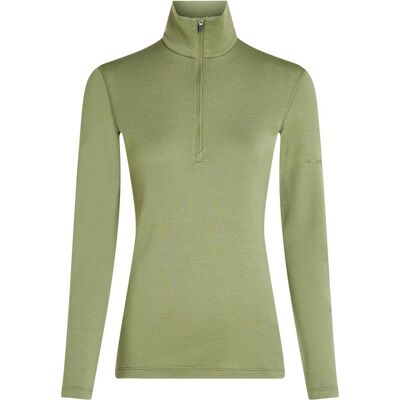 Icebreaker - Strato base in lana merino - W Merino 260 Oasis LS Half Zip Lichen - Taglia XS - Kaki Icebreaker - Strato base in lana merino - W Merino 260 Oasis LS Half Zip Lichen - Taglia XS - Kaki