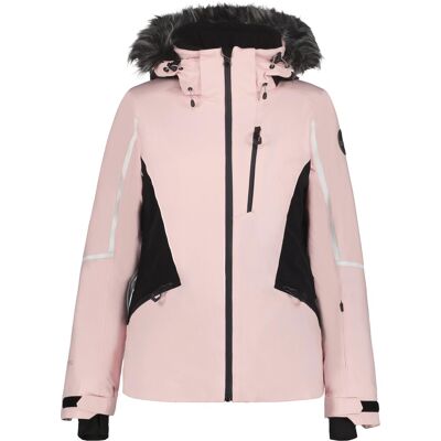 Icepeak - Giacca da sci/snowboard stretch da donna - Fayette W Rose Clair in Silicone - Taglia 38 FR - Rosa Icepeak - Giacca da sci/snowboard stretch da donna - Fayette W Rose Clair in Silicone - Taglia 38 FR - Rosa