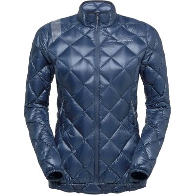 La Sportiva - Piumino leggero e comprimibile in piuma - Lumina 100 Down Jacket W Night Sky in Pelle - Taglia S - Blu navy La Sportiva - Piumino leggero e comprimibile in piuma - Lumina 100 Down Jacket W Night Sky in Pelle - Taglia S - Blu navy