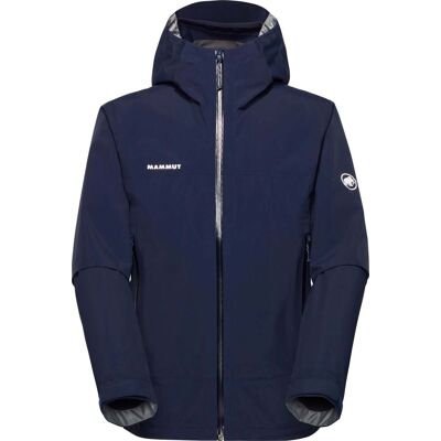 Mammut - Giacca impermeabile e leggera - Crag HS Hooded Jacket Men Marine - Taglia M - Blu navy Mammut - Giacca impermeabile e leggera - Crag HS Hooded Jacket Men Marine - Taglia M - Blu navy