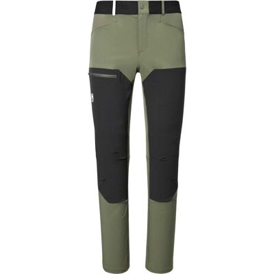 Millet - Pantaloni elasticizzati resistenti per l'arrampicata - Onega Stretch Pant M Grape Leaf Black in Softshell - Taglia L - Verde Millet - Pantaloni elasticizzati resistenti per l'arrampicata - Onega Stretch Pant M Grape Leaf Black in Softshell - Taglia L - Verde