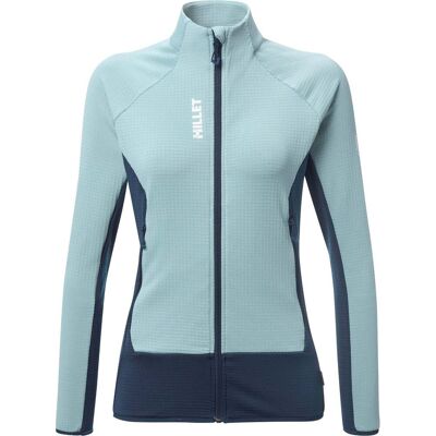 Millet - Pile stretch e traspirante - Kamet Grid Jkt W Aquatic Saphir - Taglia L - Blu Millet - Pile stretch e traspirante - Kamet Grid Jkt W Aquatic Saphir - Taglia L - Blu