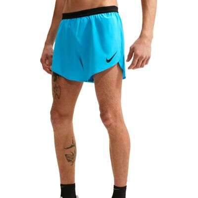 Running - Short leggeri e traspiranti - M Nike Dri-Fit ADV Aeroswift 4In Short Lt Current Blue Black - Taglia S Running - Short leggeri e traspiranti - M Nike Dri-Fit ADV Aeroswift 4In Short Lt Current Blue Black - Taglia S