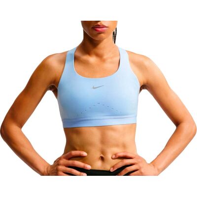 Running - Reggiseno sportivo leggero e traspirante - W Nike Swift Bra Aluminum Reflective Silver in Pelle - Taglia XS - Viola Running - Reggiseno sportivo leggero e traspirante - W Nike Swift Bra Aluminum Reflective Silver in Pelle - Taglia XS - Viola