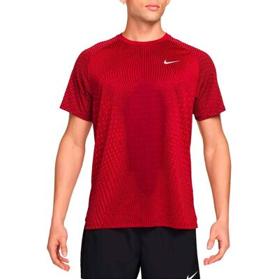 Running - T-shirt leggero e traspirante - M Nike AF Stride SS Top Tough Red Bright Crimson Reflective Silver - Taglia S - rosso Running - T-shirt leggero e traspirante - M Nike AF Stride SS Top Tough Red Bright Crimson Reflective Silver - Taglia S - rosso