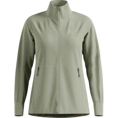 Odlo - Giacca da sci di fondo leggera - Jacket Essentials Warm W Shadow in Softshell - Taglia S - Grigio Odlo - Giacca da sci di fondo leggera - Jacket Essentials Warm W Shadow in Softshell - Taglia S - Grigio