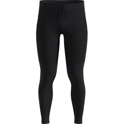 Odlo - Collant tecnico leggero e idrorepellente - Zeroweight Warm Reflective Tights M Black in Softshell - Taglia M - Nero Odlo - Collant tecnico leggero e idrorepellente - Zeroweight Warm Reflective Tights M Black in Softshell - Taglia M - Nero