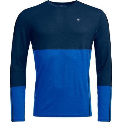 Ortovox - Intimo termico da uomo in Lana - 185 Rock'N'Wool LS M Deep Ocean - Taglia L - Blu Ortovox - Intimo termico da uomo in Lana - 185 Rock'N'Wool LS M Deep Ocean - Taglia L - Blu