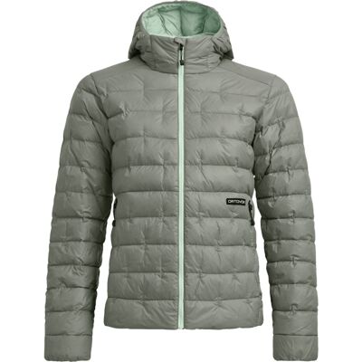Ortovox - Piumino caldo e isolante in piumino - Downwool 180 Hooded Jacket W Green Sage - Taglia S - Verde Ortovox - Piumino caldo e isolante in piumino - Downwool 180 Hooded Jacket W Green Sage - Taglia S - Verde