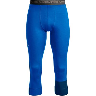 Ortovox - Collant tecnico 3/4 versatile in lana merino - 185 Rock’N’Wool Short Pants M Blue Note in Pelle - Taglia S Ortovox - Collant tecnico 3/4 versatile in lana merino - 185 Rock’N’Wool Short Pants M Blue Note in Pelle - Taglia S