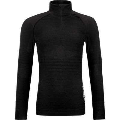 Ortovox - Sottoveste in lana merino - 230 Competition Zip Neck W Black Raven - Taglia S - Nero Ortovox - Sottoveste in lana merino - 230 Competition Zip Neck W Black Raven - Taglia S - Nero