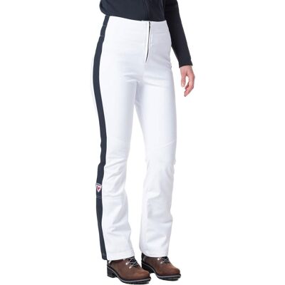 Rossignol - Pantaloni da sci donna stretch impermeabili - W Resort Softshell Pant White in Softshell - Taglia S - Bianco Rossignol - Pantaloni da sci donna stretch impermeabili - W Resort Softshell Pant White in Softshell - Taglia S - Bianco