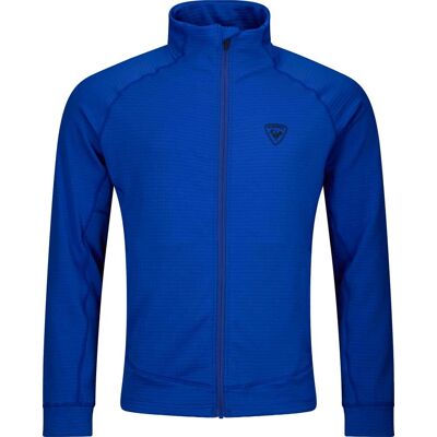 Rossignol - Pile tecnico con zip - M Blackside Fleece Fz Dazzle Blue in Poliestere Riciclato - Taglia M Rossignol - Pile tecnico con zip - M Blackside Fleece Fz Dazzle Blue in Poliestere Riciclato - Taglia M