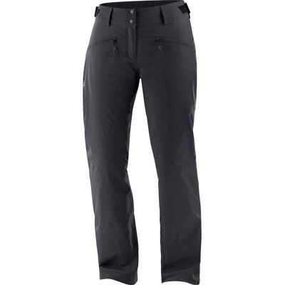 Salomon - Pantaloni da sci impermeabili e termici - Edge Pant W Deep Black in Pelle - Taglia L - Nero Salomon - Pantaloni da sci impermeabili e termici - Edge Pant W Deep Black in Pelle - Taglia L - Nero